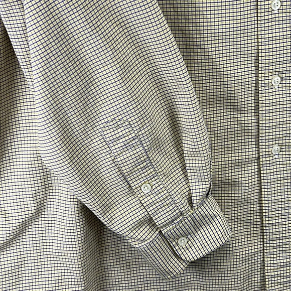 Ralph Lauren Blake Men’s Dress Shirt Sz XXL Yellow/ Blue/White 100% Cotton NWOT - Picture 5 of 8